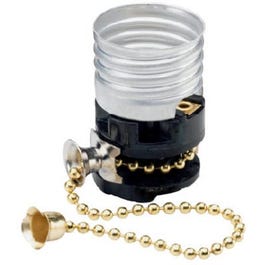 Light Socket, Pull-Chain, 250-Watt
