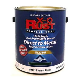 Rust Preventative Paint & Primer, Direct to Metal, Gloss Hunter Green, Gallon