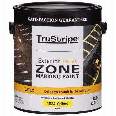True Value Painter's Select Zone Marking Paint Flat Latex (1 Gallon, Yellow)