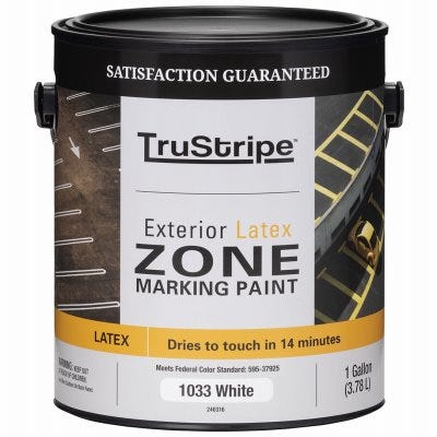 True Value Painter's Select Zone Marking Paint Flat Latex (1 Gallon, White)