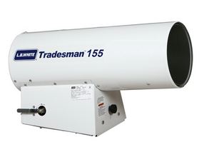 LB White 155,000 BTU Propane Forced Air Heater