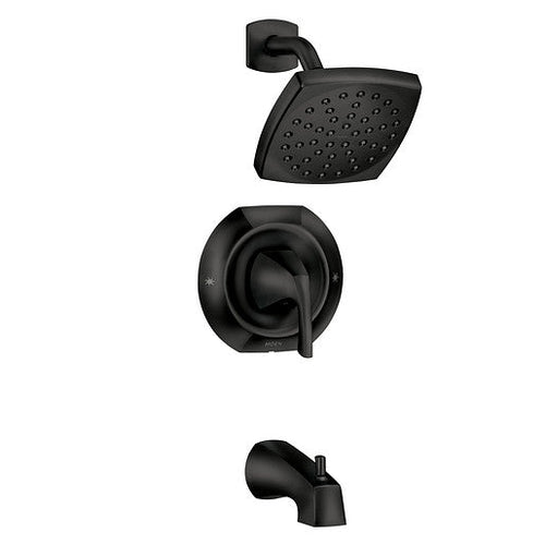 Moen Lindor Matte Black Posi-Temp® Tub/Shower (Matte Black)