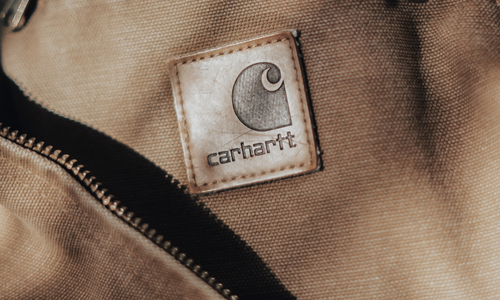 Carhartt logo on clothing