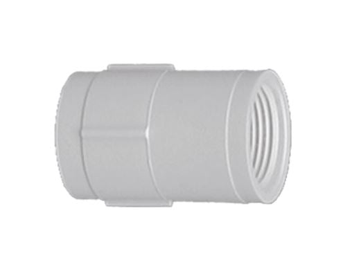 Genova Products PVC Pressure Pipe Fitting Coupling (1/2