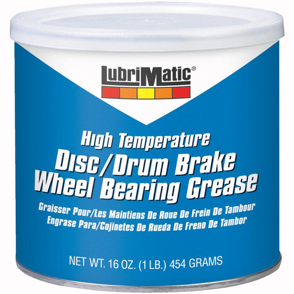LubriMatic 1 Lb. Can Disc & Drum Brake, High-Temperature Wheel Bearing Grease