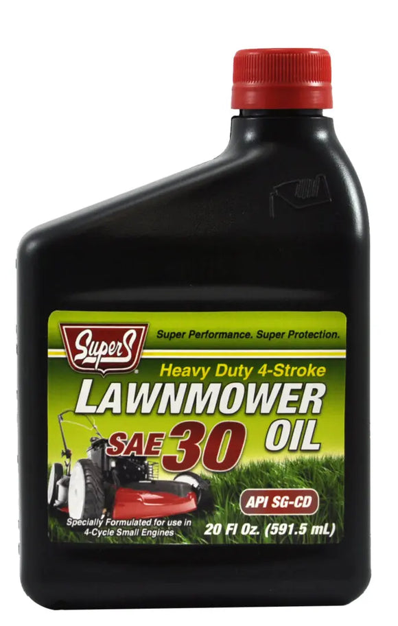 Super S Heavy Duty 4-Stroke Lawnmower Oil (20 Oz)