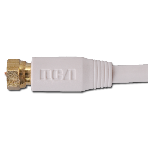 3FT WHITE RG6 CABLE