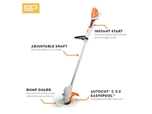 STIHL FSA 57 Lightweight Battery-Powered Trimmer