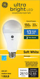 GE Ultra Bright LED 150 Watt Replacement A21 General Purpose Bulb (Soft White (1 Pack))
