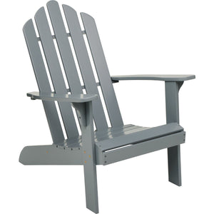 Leigh Country Gray Poly-Resin All Weather Adirondack Chair (28 In. W. x 37 In. H. x 32 In. L.)