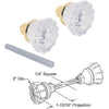 Defender Security Crystal Hall & Closet Door Knob