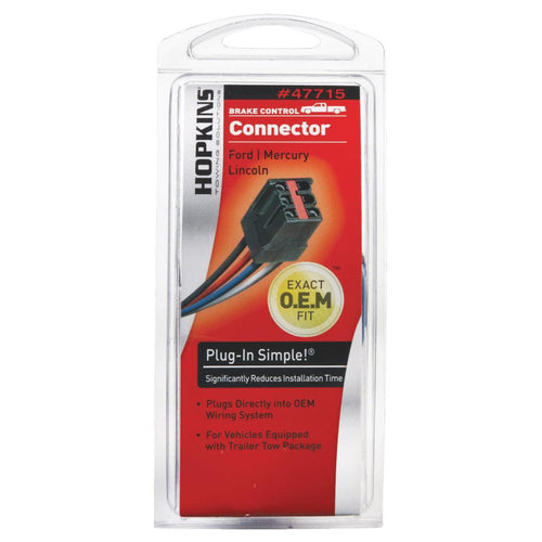 Hopkins Plug-In Simple Brake Control Connector (Ford/Mercury/Lincoln Compatible)