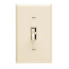 Lutron Toggler Incandescent Ivory Preset Slide Dimmer Switch