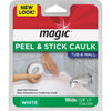 Magic 1-5/8 In. x 11 Ft. White Caulk Strip
