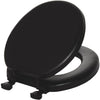 Mayfair Round Closed Front Premium Soft Black Toilet Seat
