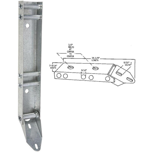 National Garage Door Low Head Clearance Quick Turn Bracket