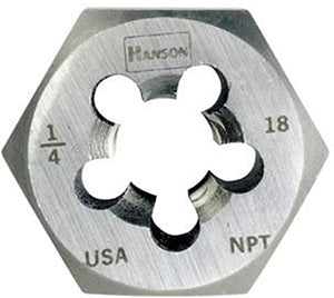 3/8-18NP DIE PIPE HEX