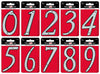 4  REFLECTIVE PLASTC NUMBER 8