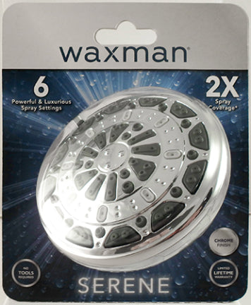 SHOWER FIXED 6 POSTION CHROME