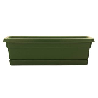 plastic planter boxes Southern Patio Dynamic Design 24″ Rolled Rim Window Box, Fern - Greenbush,  NY - Troy, NY