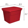 Sterilite 1731  18 Gal. Tote