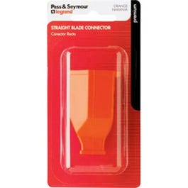 Residential Thermoplastic Connector, Orange, 2-Pole, 3-Wire, 15-Amp, 125-Volt