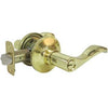 Reversible Naples Entry Lever Lockset, Polished Brass