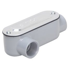 Rigid/IMC Conduit Fitting, Oval Thread Body, Die-Cast Aluminum, 1/2-In.