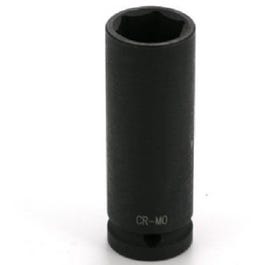 SAE Deep Impact Socket, 6-Point, 1/2-In. Drive, 9/16-in.