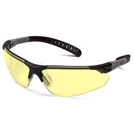 Safety Glasses, Amber Anti-Fog Lenses