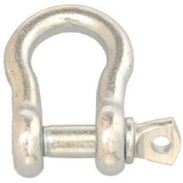 Screw Pin Anchor Shackle, Zinc-Plated, 1-In.
