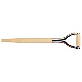 Shovel Replacement Handle, Wood, D-Grip, 25-In.