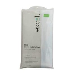 Shower Curtain Liner, Deluxe Magnetic PEVA, White, 70 x 71-In.