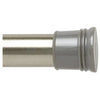 Shower Tension Rod, Adjustable, Brushed Chrome, 42 to 72-In.