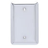 Single Blank Wall Plate, Chrome
