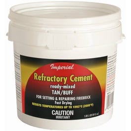 Sodium Silicate Firebrick Refractory Cement, 64-oz.