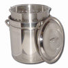 Stock Pot With Steam Rim, Stainless Steel, 36-Qt.