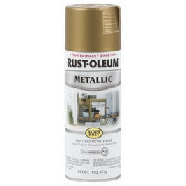 Stops Rust Metallic Spray Paint, Champagne Bronze, 11-oz.