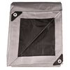 Tarp, Black & Silver, 10-mil Polyethylene, 20 x 40-Ft.