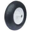 Wheelbarrow Tire & Wheel Assembly, Rib Tread, 4-Ply, 6 x 2.5-In.