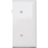 White Blank End Sectional Nylon Wall Plate