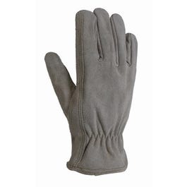 Work Gloves, Cowhide Suede Leather, Men's XL
