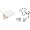 Prime-Line 5mm White Plastic Mini Shelf Support (8 Count)