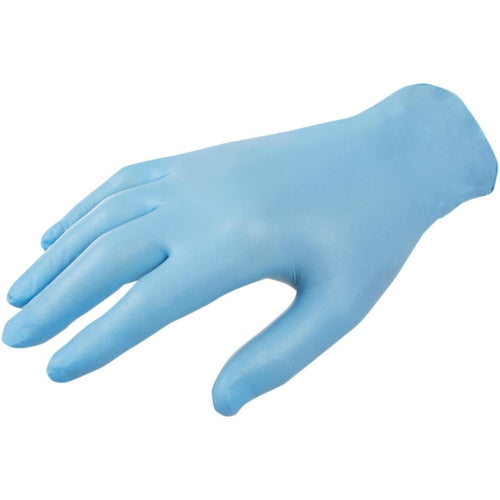 Pure Glove Medium Blue Nitrile Disposable Gloves (100-Pack)