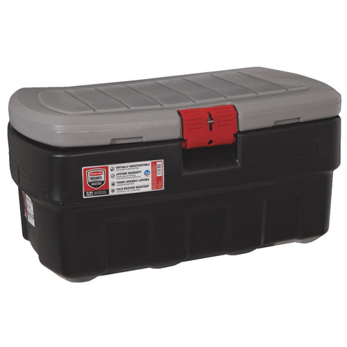 Rubbermaid ActionPacker 35 Gal. Black Storage Tote