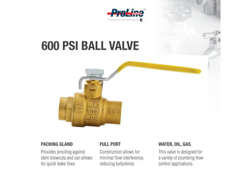 BK Products Brass SWT Ball Valve - Non-Potable