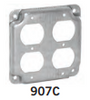 Hubbell Raco Square Exposed Work Covers
