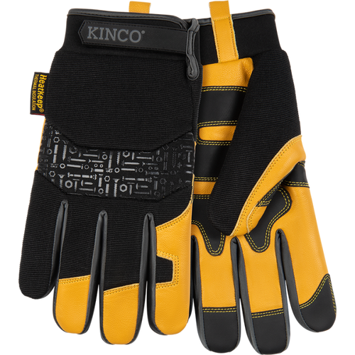 KincoPro™ Lined Premium Grain Goatskin & Synthetic Hybrid with Pull-Strap