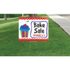 Hillman Corrugated Plastic Blank White Sign with Holder (20 x 24)