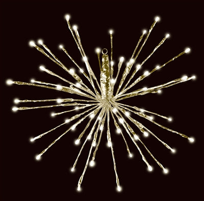 Holiday Bright Lights 16 Warm White Radiant Blast in Matte Gold